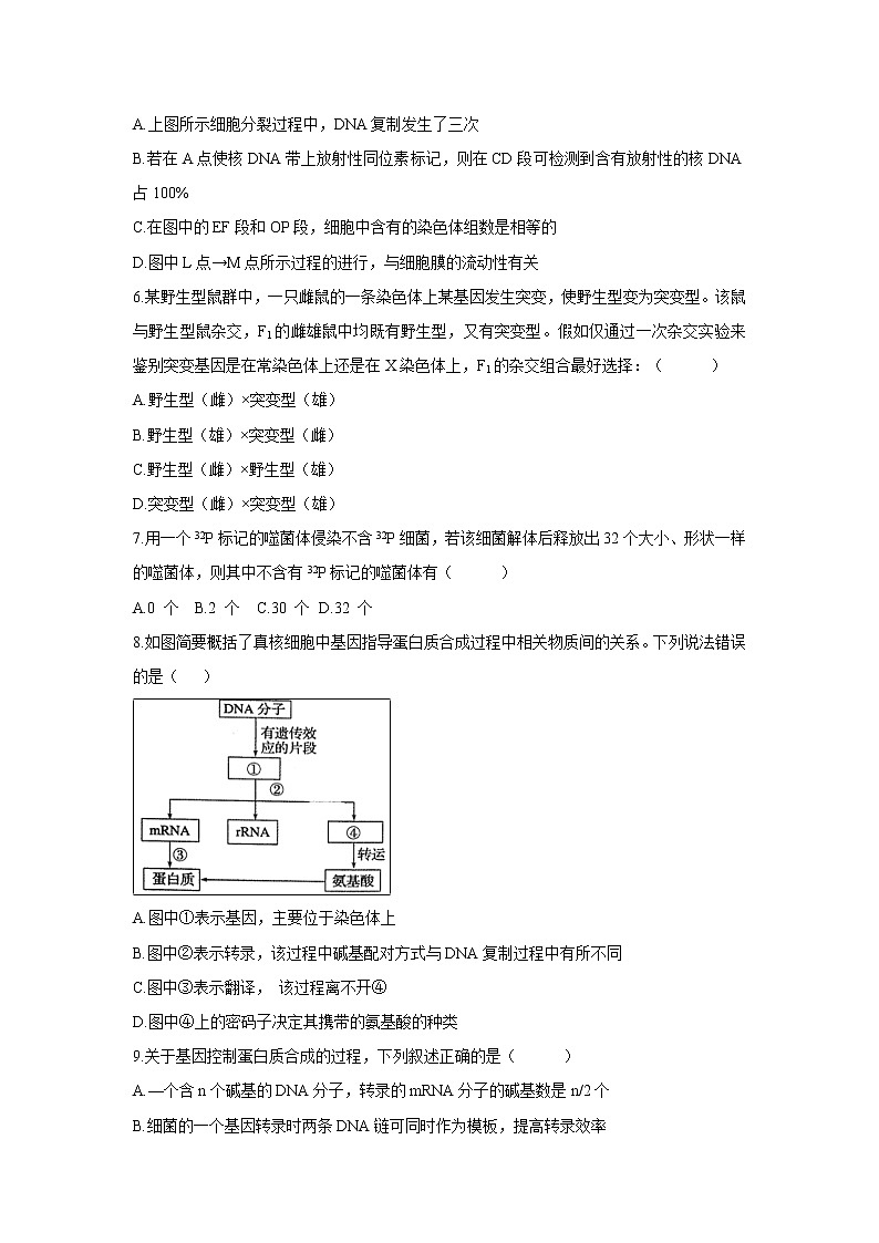 【生物】河南省中牟县第一高级中学2018-2019学年高二上学期第十五次双周考试卷第2页
