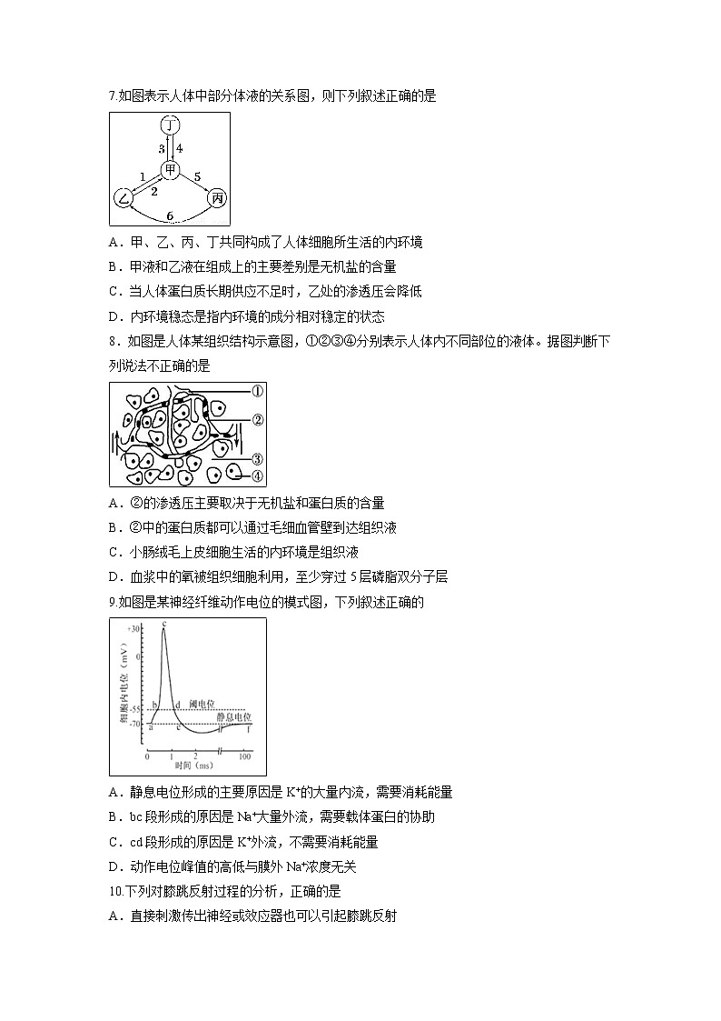 【生物】黑龙江省大庆实验中学2018-2019学年高二10月月考试题02