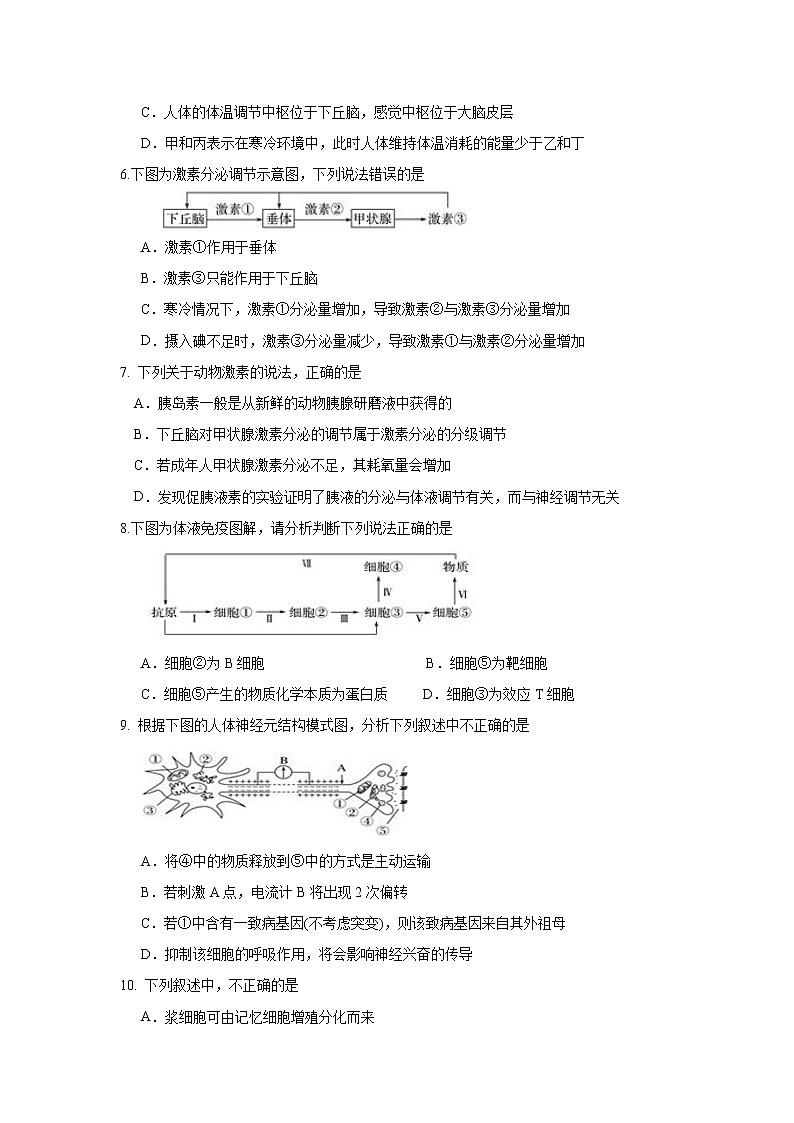 【生物】吉林省白城市第一中学2018-2019学年高二12月月考第2页