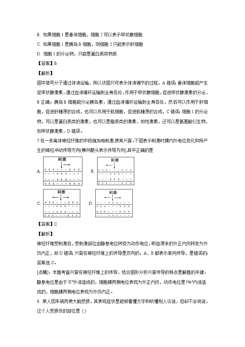 【生物】吉林省辉南县第一中学2018-2019学年高二上学期第三次月考试题 （解析版）第3页