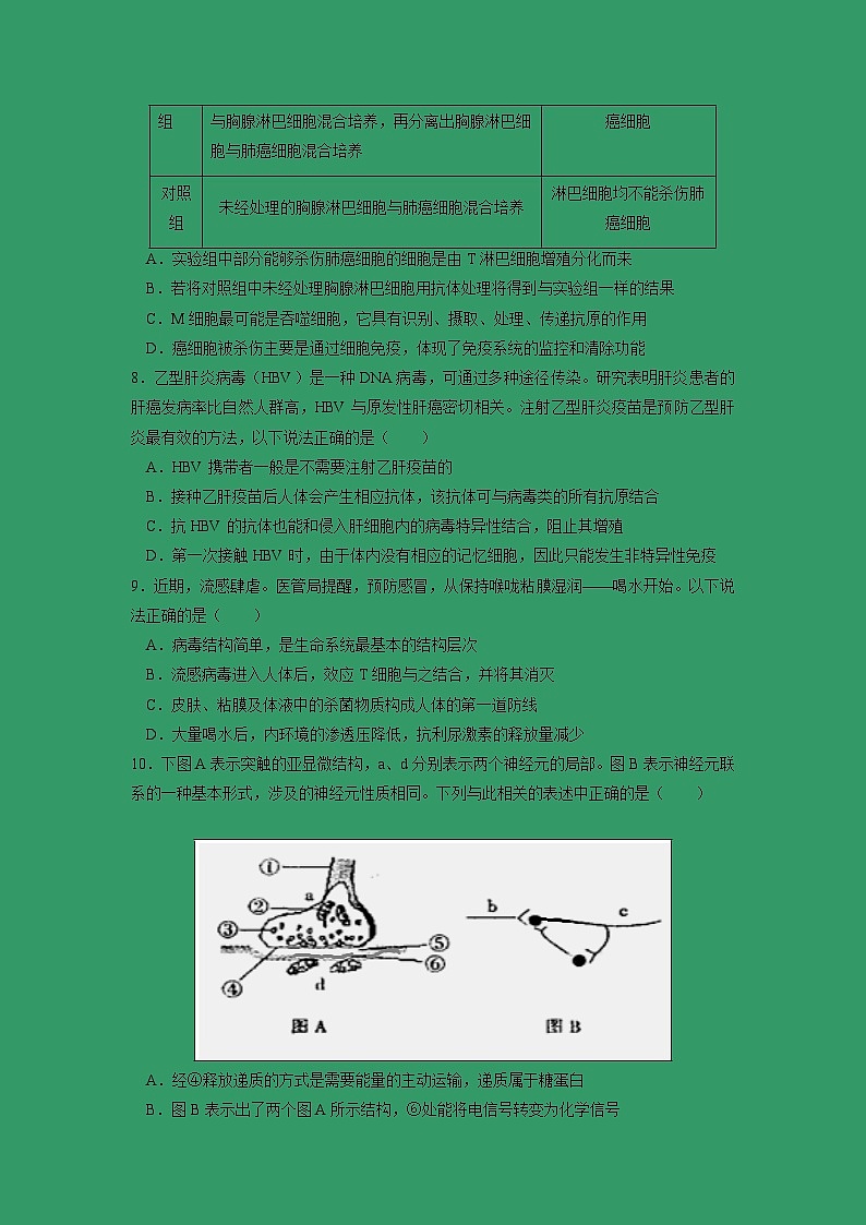 【生物】广东省廉江市实验学校2018-2019学年高二12月月考试题（精英班）03