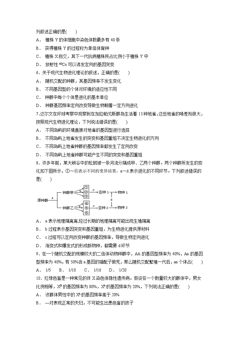 【生物】广东省汕头市达濠华侨中学东厦中学2018-2019学年高二上学期第一次月考质检试题第2页