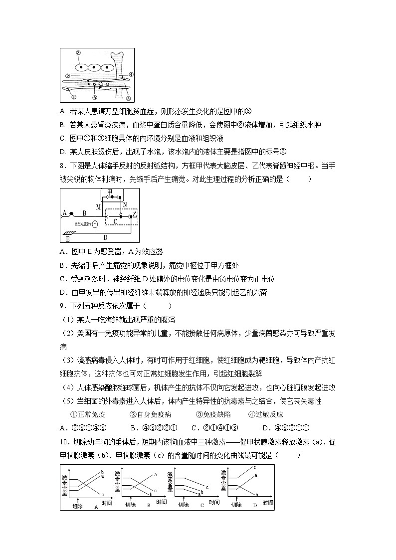 【生物】河南省开封市兰考县第一高级中学2018-2019学年高二上学期第二次月考试题02