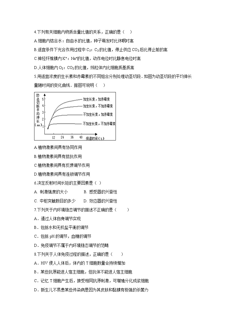 【生物】安徽省定远县第二中学2018-2019学年高二上学期第五次质量检测试题第2页