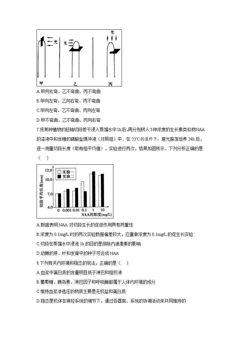 【生物】安徽省凤阳县博文国际学校2018-2019学年高二上学期元月1号卷（解析版）第2页