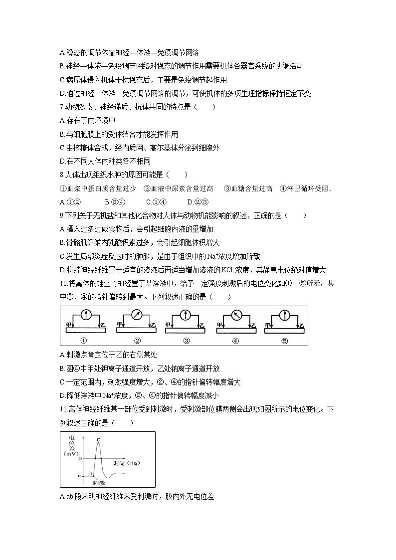 【生物】安徽省郎溪中学2018-2019学年高二上学期第一次（10月）月考试题第2页