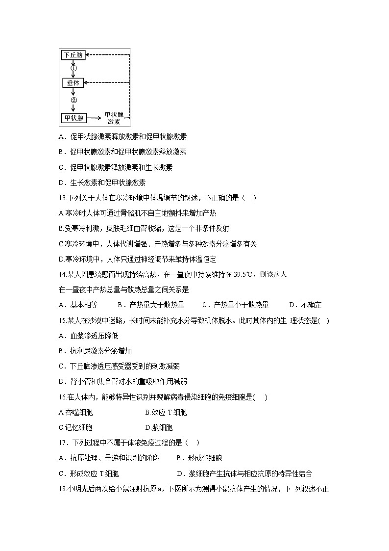 【生物】广东省韶关市新丰县第一中学2019-2020学年高二上学期期中考试（合格考）试题第3页