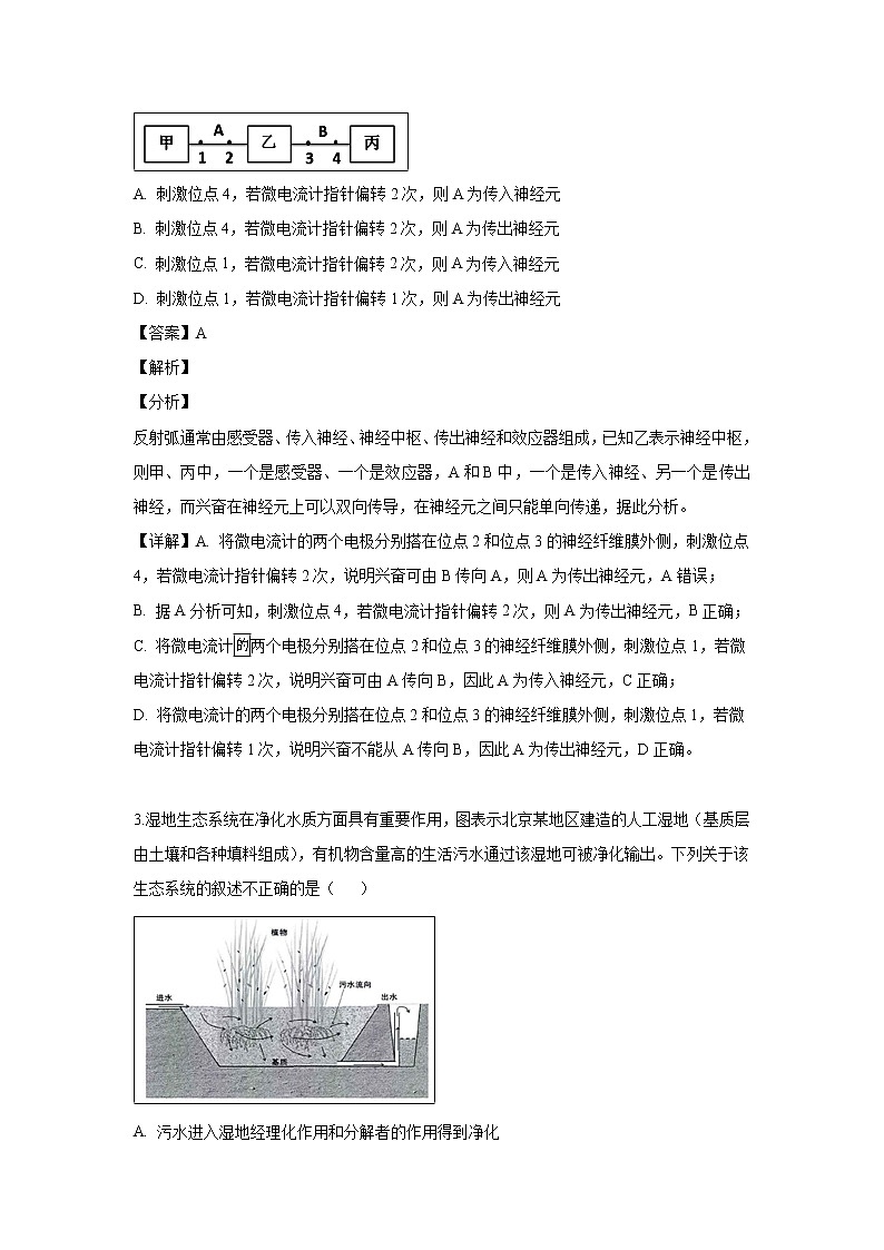 【生物】江西省宜春市上高二中2019届高三下学期5月全真模拟理科综合（解析版）第2页