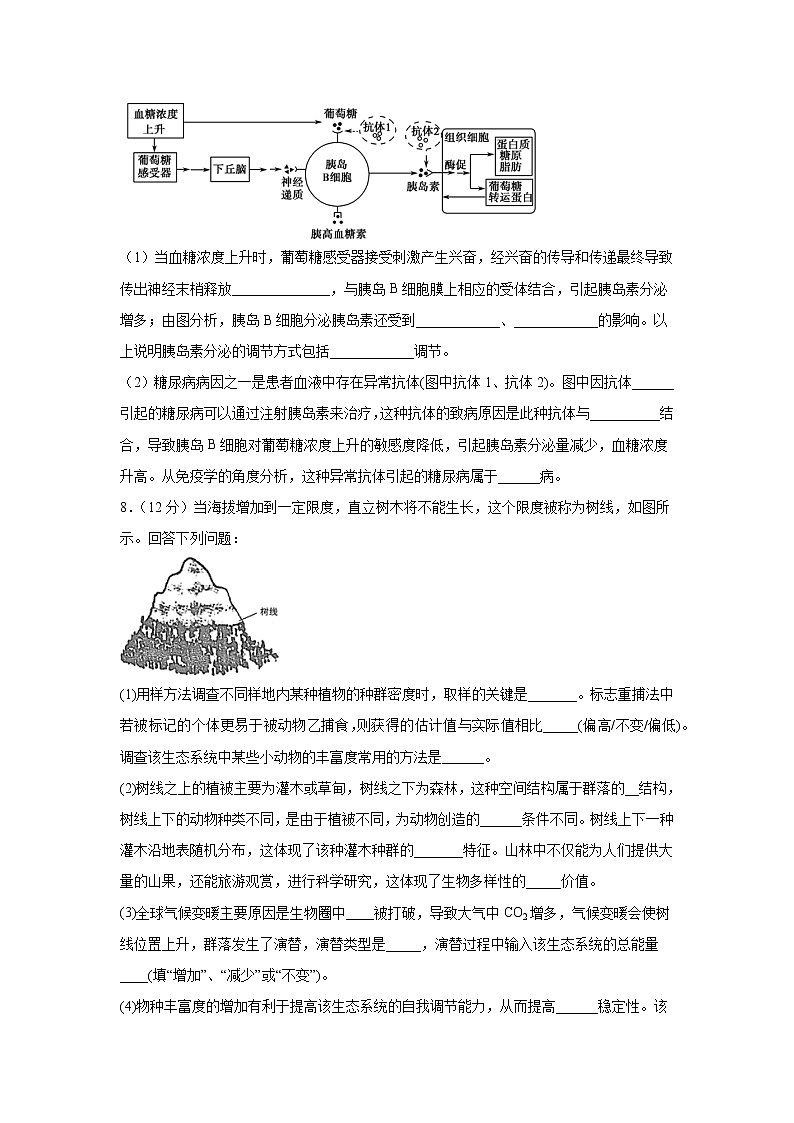 【生物】四川省泸县第四中学2019-2020学年高二下学期第一次在线月考试题第3页