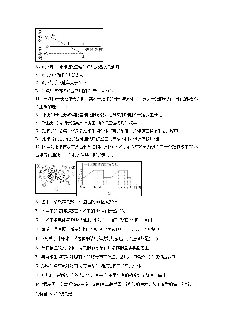 【生物】云南省玉溪一中2019-2020学年高二上学期第二次月考（理）试题03