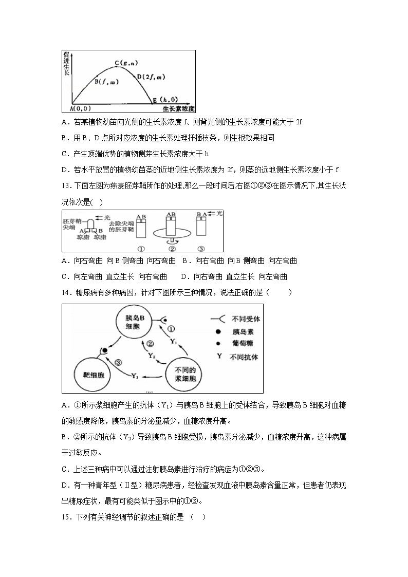 【生物】山西省运城市景胜中学2019-2020学年高二12月月考试题第3页
