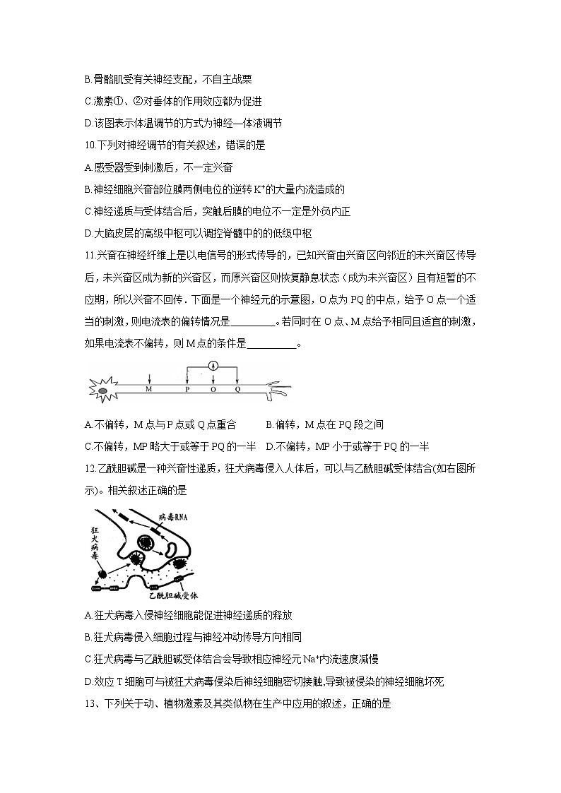 【生物】山东省德州市夏津第一中学2019-2020学年高二上学期第二次月考试卷03
