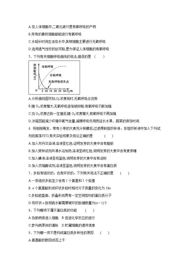 【生物】甘肃省临夏中学2019-2020学年高二上学期第二次月考试题第2页