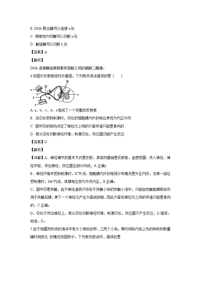 【生物】广东省揭阳市三中2019-2020学年高二上学期第一次月考生物试题（解析版）03