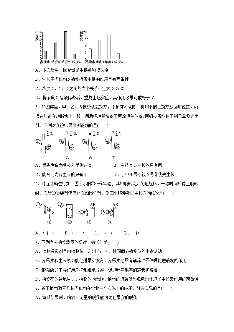 【生物】江西省赣州市南康区2019-2020学年高二下学期开学考试试题02