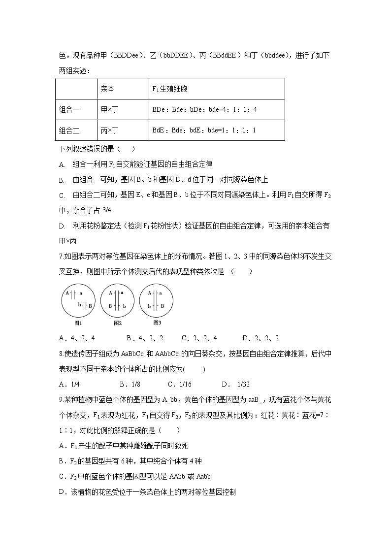 【生物】湖南省衡阳市第八中学2020-2021学年高二上学期10月月考试题02