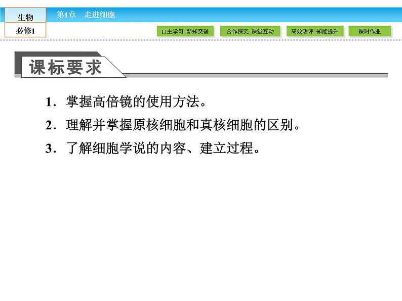 （人教版）高中生物必修一：1.2《细胞的多样性和统一性》课件（共 59张PPT）第3页