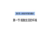 1.1 細(xì)胞生活的環(huán)境   課件