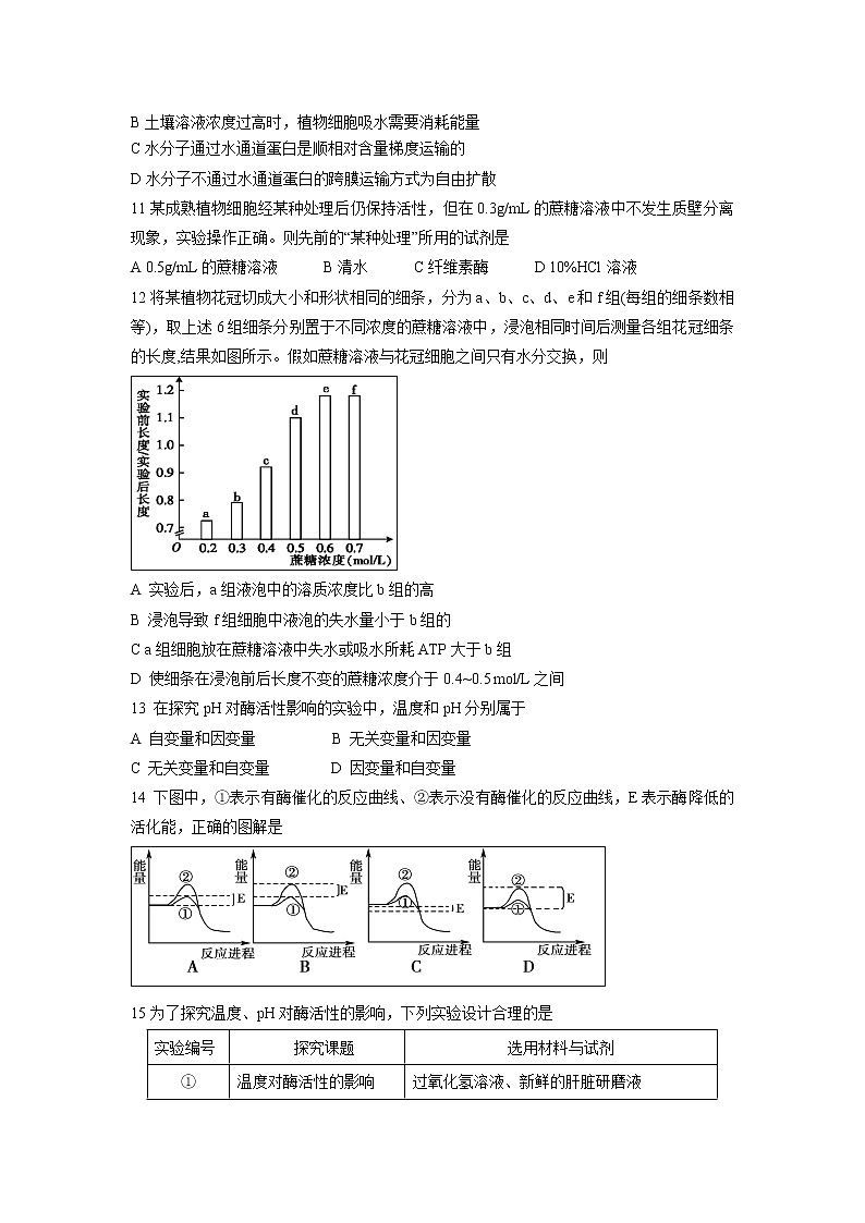 【生物】黑龙江省牡丹江市第一高级中学2018-2019学年高二下学期期末考试试题第3页