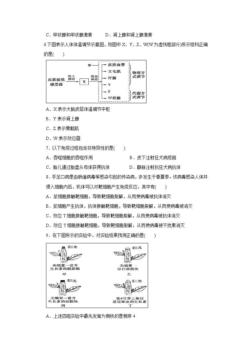 【生物】陕西省吴起高级中学2018-2019学年高二上学期期末考试试题第2页