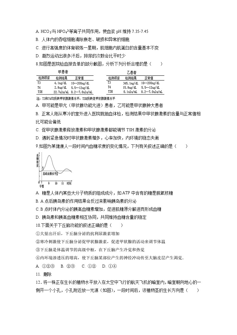 【生物】新疆昌吉市第九中学2018-2019学年高二上学期期末考试试题第2页