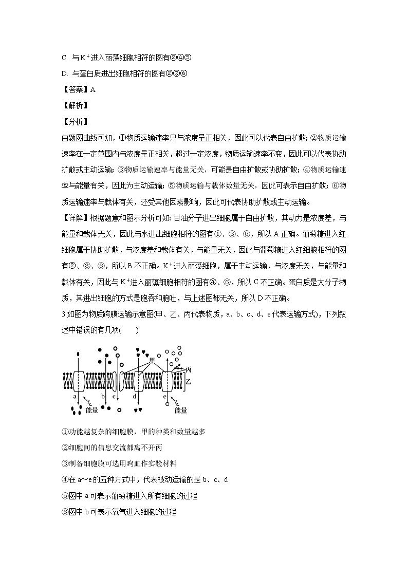 【生物】福建省漳州市龙海二中2018-2019学年高二下学期期末考试试题（解析版） (1)第2页