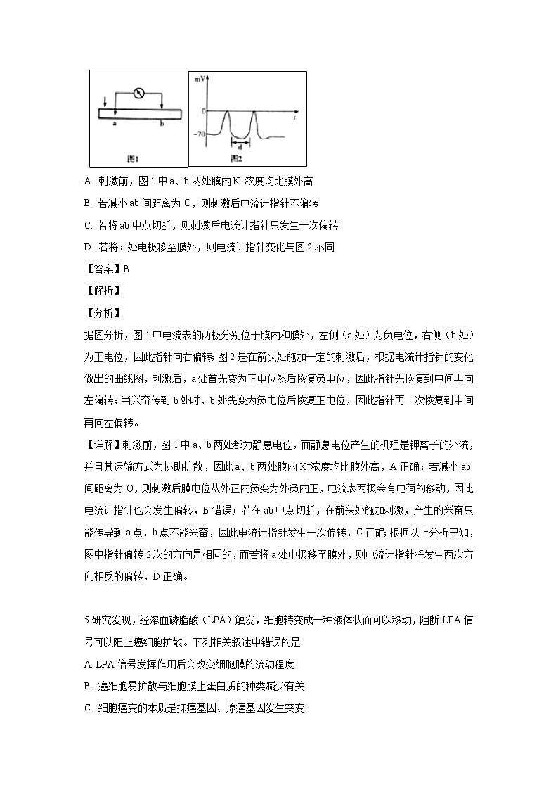 【生物】江西省南康中学2018-2019学年高二下学期期中考试试题 （解析版）第3页