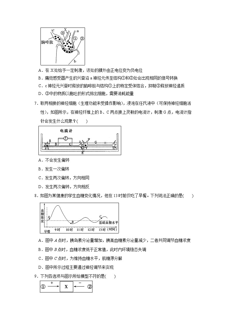 【生物】辽宁省抚顺市第十中学2018-2019学年高二下学期期中考试试题02
