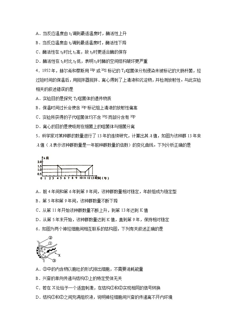 【生物】四川省叙州二中2019-2020学年高二下学期期末模拟考试试卷02