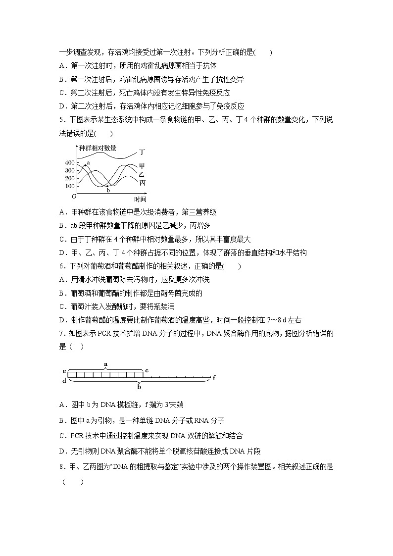 【生物】湖北省咸宁市嘉鱼一中2019-2020学年高二下学期期末考试试卷02