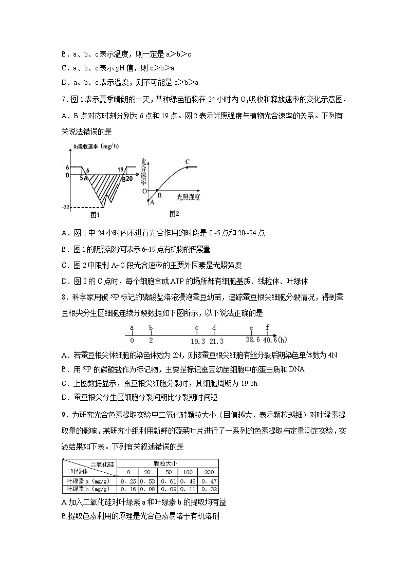 【生物】湖南省娄底市2019-2020学年高二下学期期末考试试题02