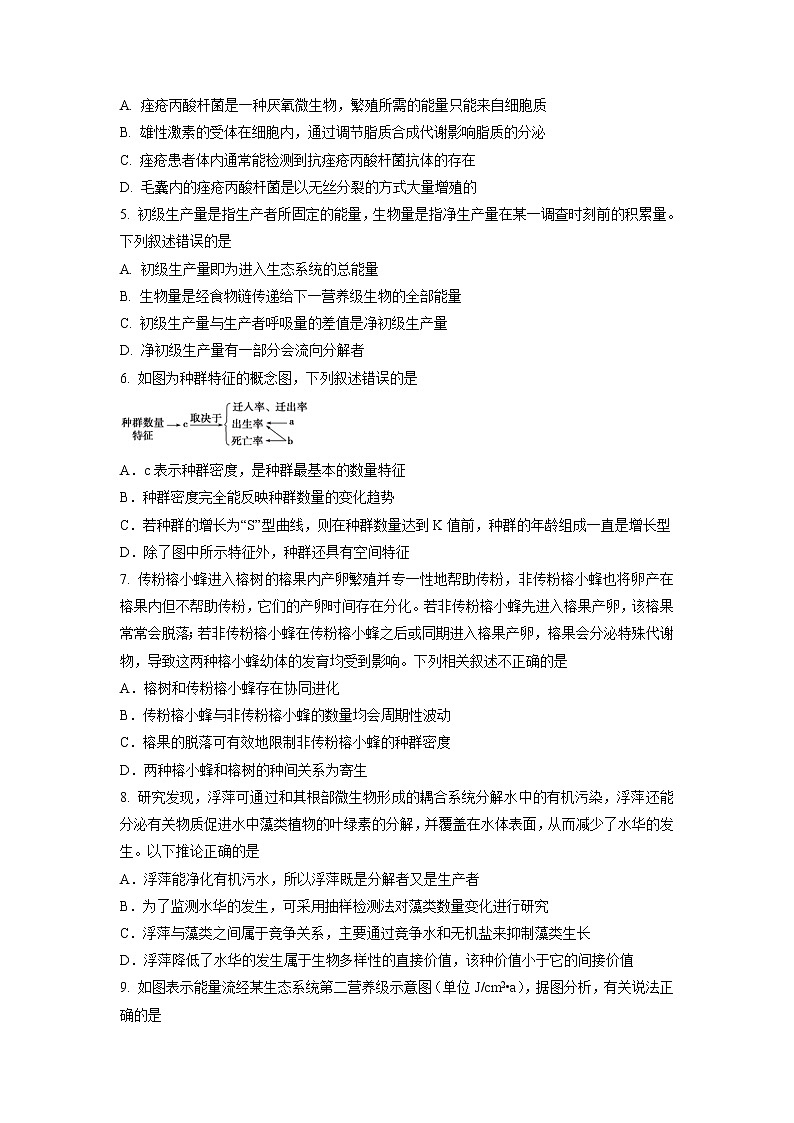 【生物】山东省临沂市罗庄区2019-2020学年高二上学期期末考试试题第2页