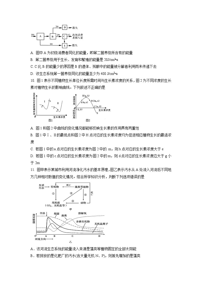 【生物】山东省临沂市罗庄区2019-2020学年高二上学期期末考试试题第3页