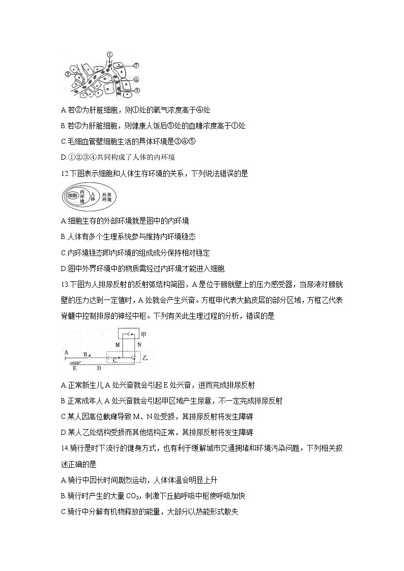 【生物】广东省珠海市2019-2020学年高二上学期期末考试第3页