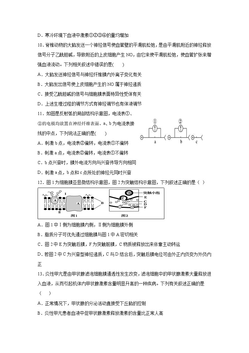 【生物】山西大学附中2019-2020学年高二上学期期中考试第3页