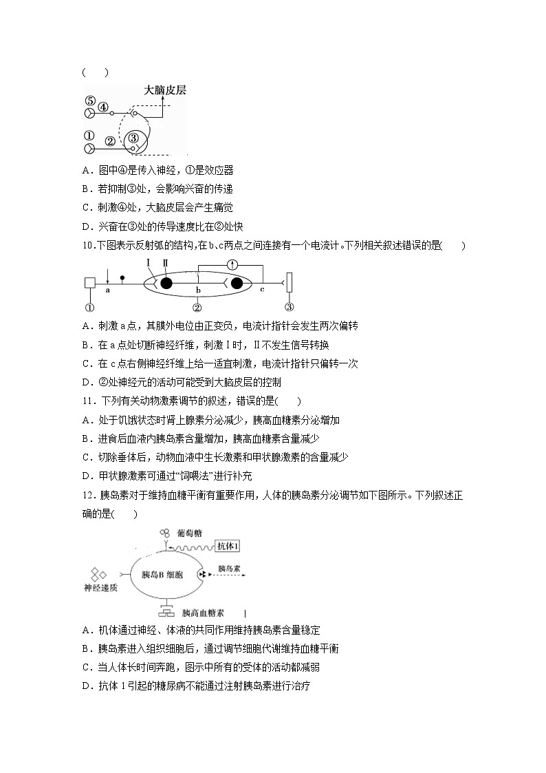 【生物】云南省昆明市禄劝县第一中学2019-2020学年高二上学期期中考试试卷03
