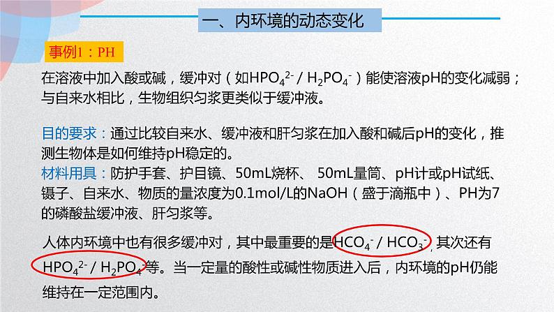 1.2 内环境的稳态  课件06