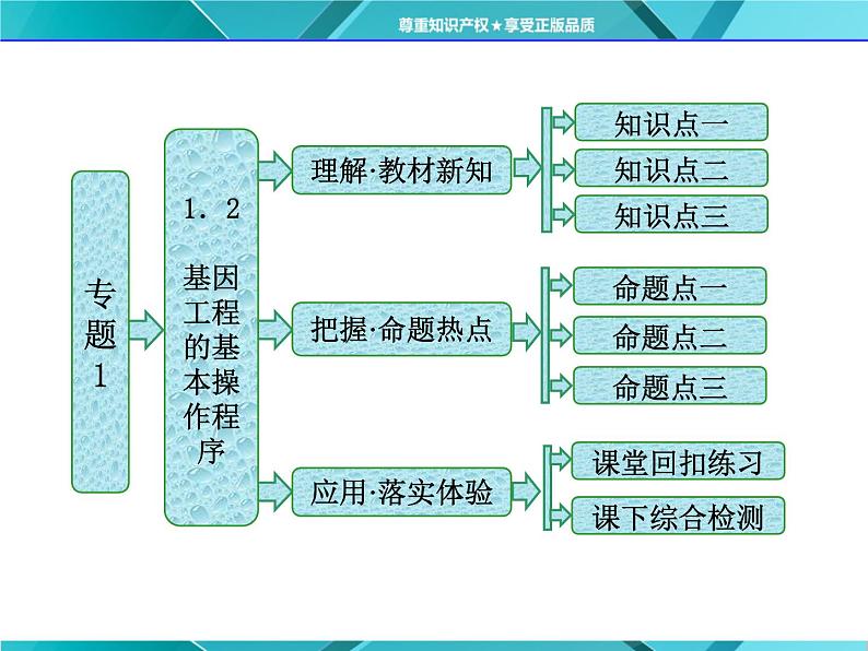 人教版选修3课件 第1部分 专题1 1.2 基因工程的基本操作程序01