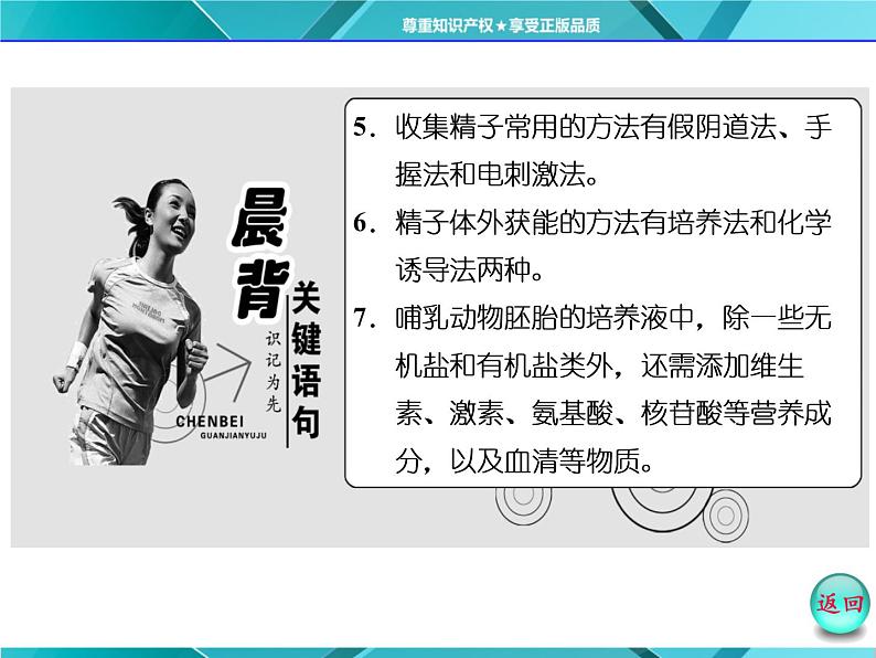 人教版选修3课件 第1部分 专题3 3.2 体外受精和早期胚胎培养04