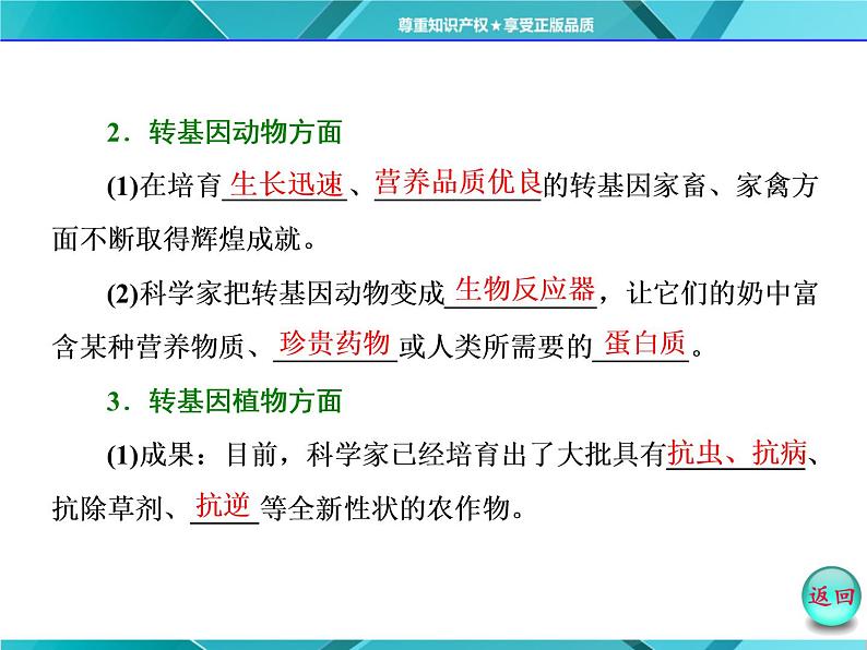 人教版选修3课件 第1部分 专题4 4.1 转基因生物的安全性05