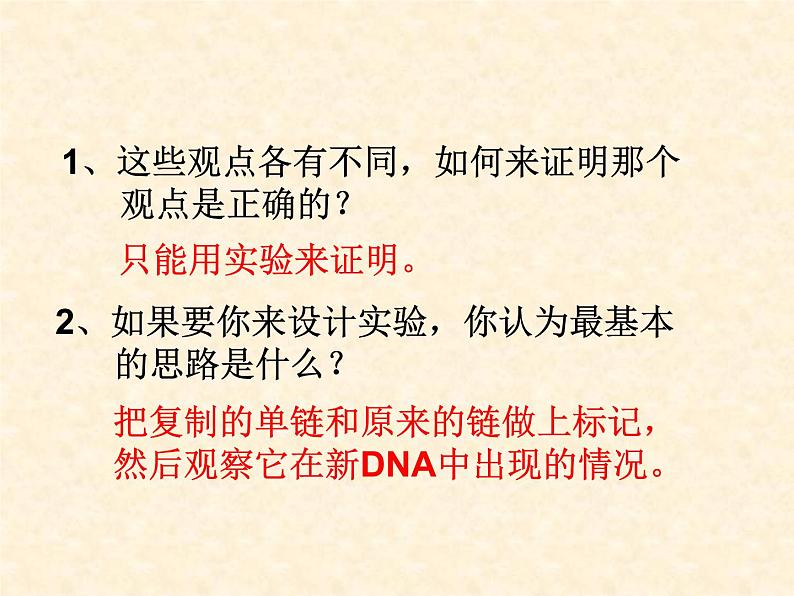 高中人教版生物必修2教学课件：3.3 DNA的复制1 Word版含答案04