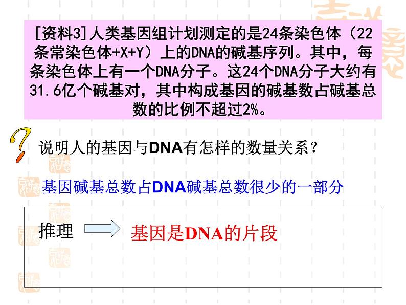 高中人教版生物必修2教学课件：3.4 基因是有遗传效应的DNA片段2 Word版含答案06