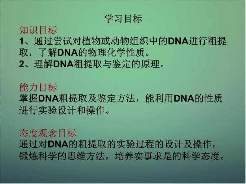 高中生物 5.1DNA的粗提取与鉴定课件 新人教版选修103