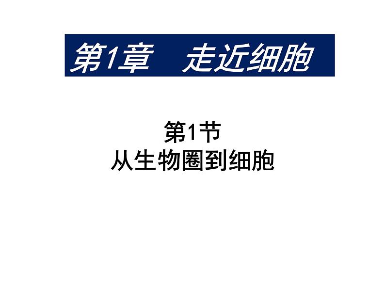 人教版高一生物必修1课件：1.1 从生物圈到细胞 课件（共53张PPT）05