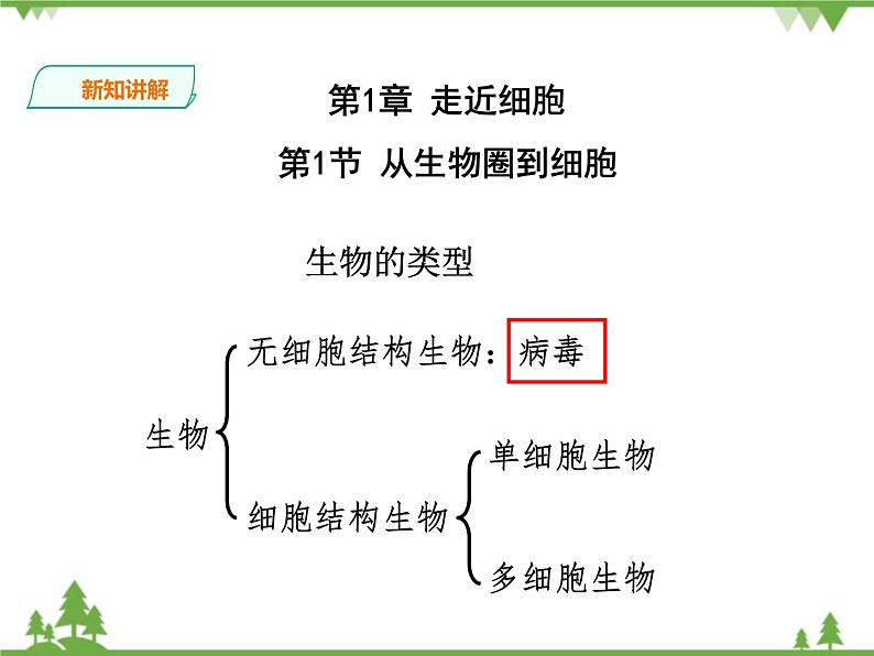 人教版生物必修一1.1《从生物圈到细胞》PPT课件+教学设计+同步练习03