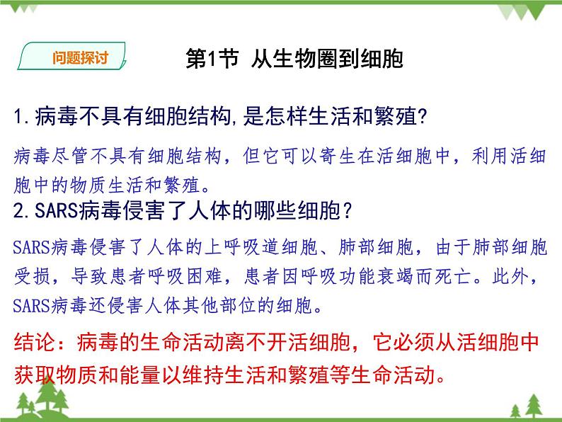 人教版生物必修一1.1《从生物圈到细胞》PPT课件+教学设计+同步练习06