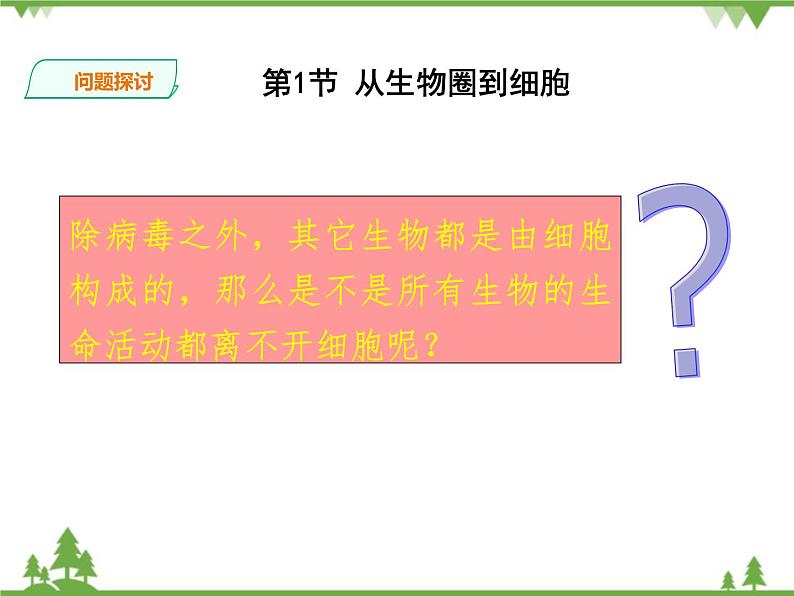 人教版生物必修一1.1《从生物圈到细胞》PPT课件+教学设计+同步练习07