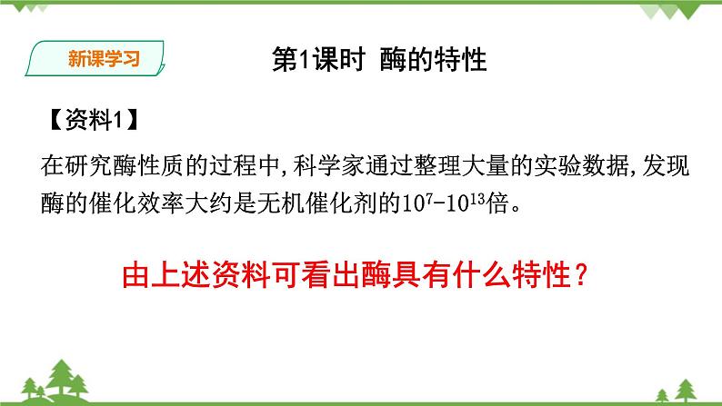 人教版生物必修一5.1《酶的特性》第二课时PPT课件第3页