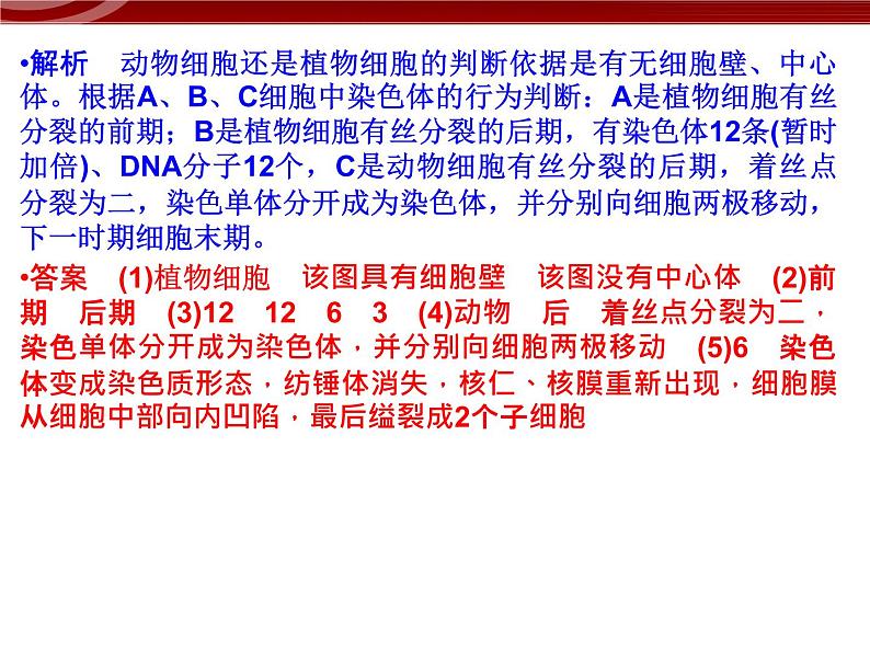 高效课堂同步课件：6章末整合《细胞的生命历程》（必修1）07