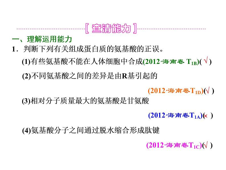 复习课件必修一：生命活动的主要承担者——蛋白质第7页